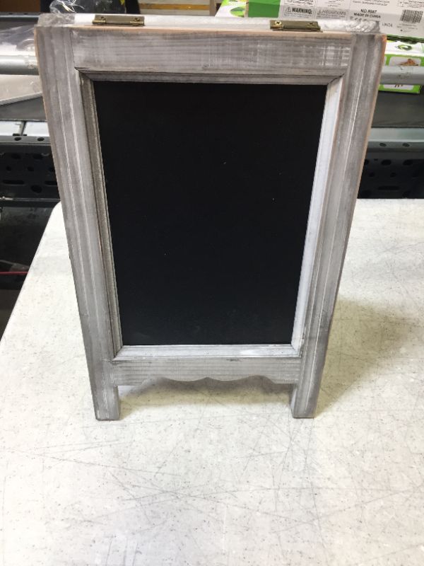 Photo 1 of 15" X 9 1/2" SMALL DOUBLE SIDED CHALKBOARD