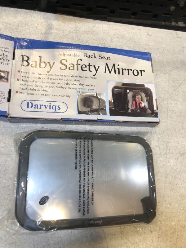 Photo 1 of Adjustable back seat baby mirror safety 