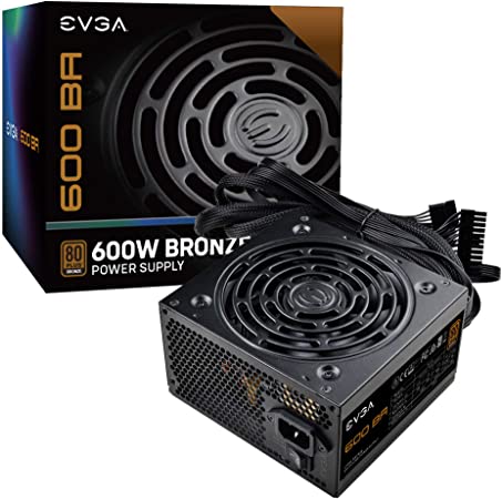 Photo 1 of EVGA 600 BA Power Supply - damaged 