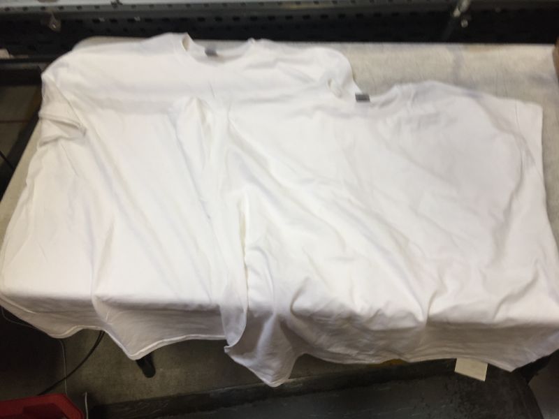 Photo 1 of Gildan Ultra Cotton T-Shirt - WHITE - X LARGE - 2PC -