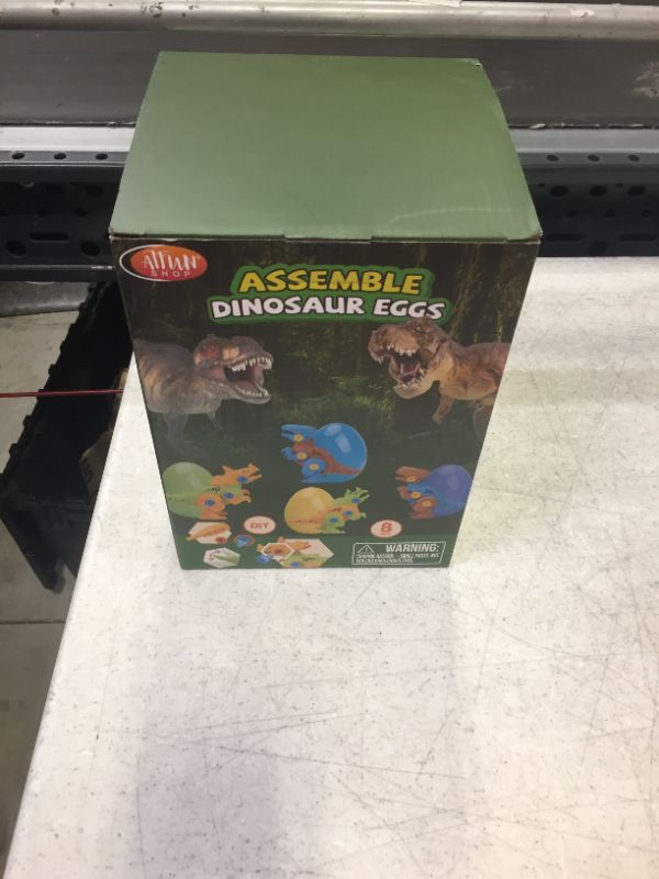 Photo 1 of 8 PC Take Apart STEM Dinosaur Toys for Kids 3-5 Prefilled Dinosaur Eggs