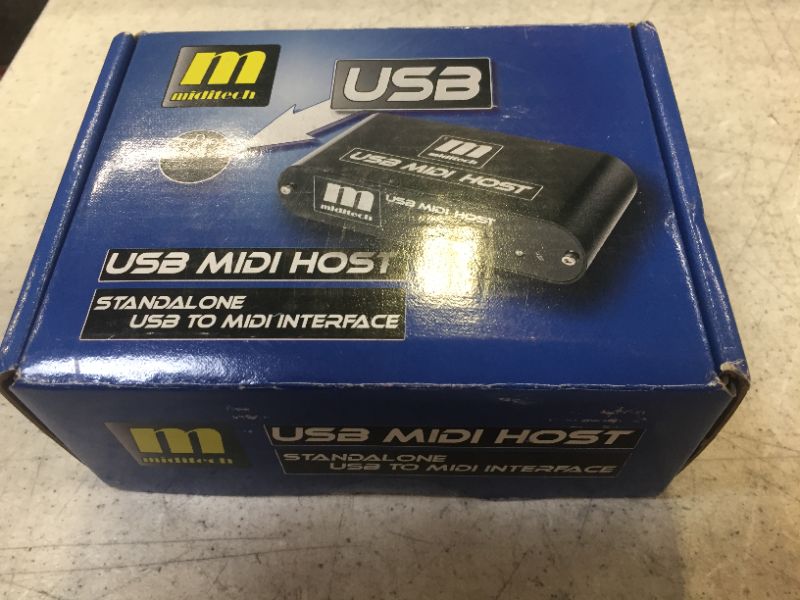 Photo 4 of Miditech USB MIDI Host MIDI Interface - ITEM IS DIRTY -