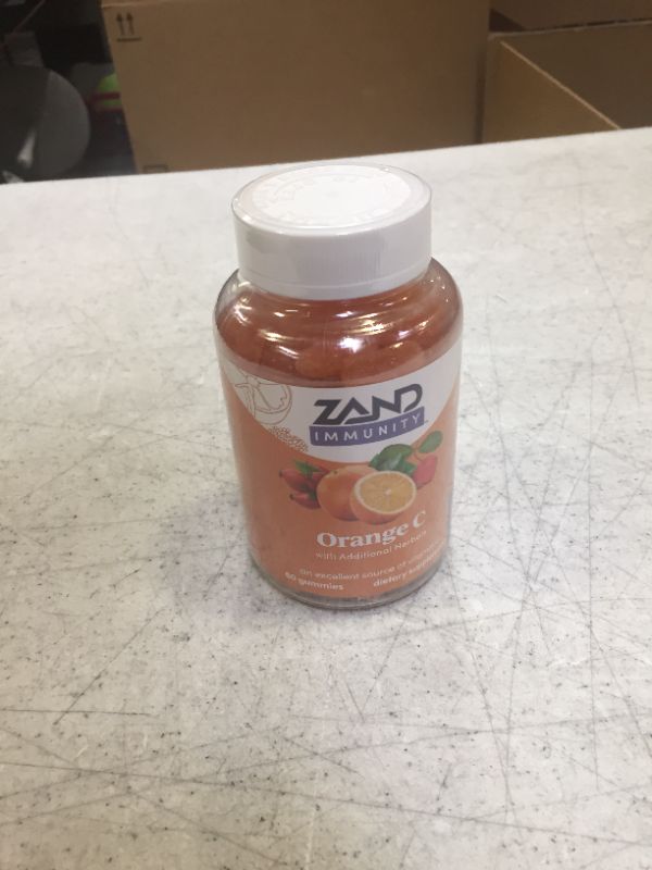 Photo 2 of Zand Orange C Gummies | Immune Support for Adults & Kids with Vitamin C, Acerola & Rose Hips | 60ct, 30 Serv.
BB: 2/24
