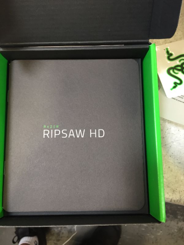 Photo 2 of Razer Ripsaw HD Game Streaming Capture Card: 4K Passthrough - 1080P FHD 60 FPS Recording - Compatible W/PC, PS4, Xbox One, Nintendo Switch
