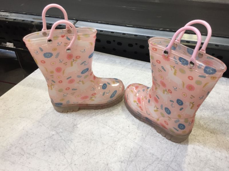 Photo 1 of KIDS LIGHT UP RAIN BOOTS KIDS SIZE 26 -