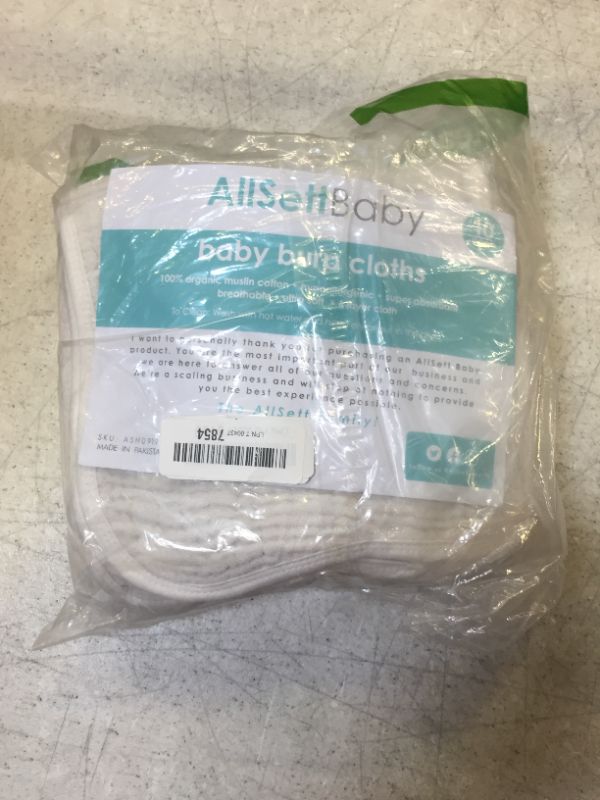 Photo 1 of ALLSETTBABY BABY BURP CLOTHS - 10 PC -