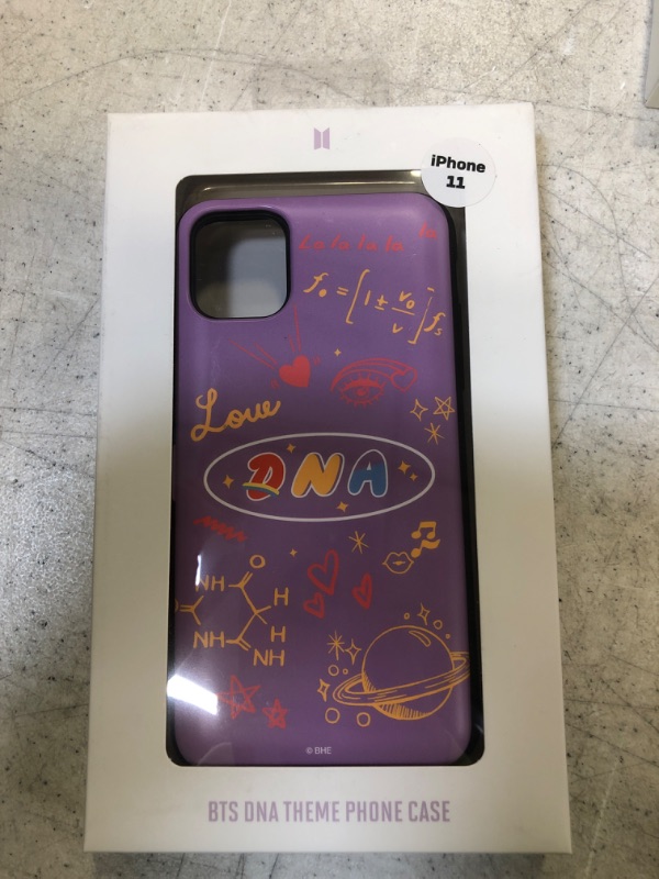 Photo 2 of [BTS DNA Theme Door Bumper Case] Officially Licensed Product, Designed for iPhone11 , Cardholder, Protective case, TPU & PC Back Cover for Shock Resistant
