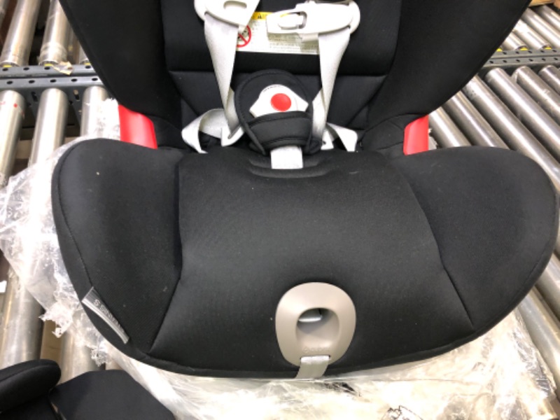 Photo 4 of Cybex Eternis S, All-in-One Convertible Car Seat, Use from Birth to 120 lbs, Reclining 12-Position Height-Adjustable Headrest, Side Impact Protection, Lavastone Black