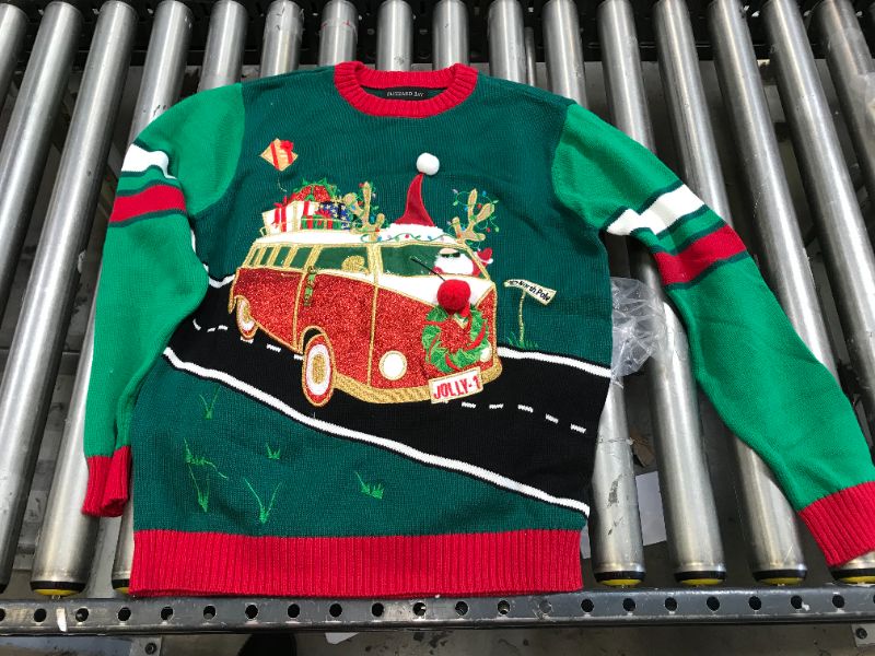 Photo 2 of Blizzard Bay Men's Ugly Christmas Sweater Santa size S
