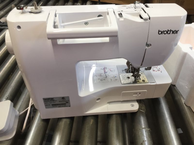 Photo 5 of Brother SE600 Sewing and Embroidery Machine, 80 Designs, 103 Built-In Stitches, Computerized, 4" x 4" Hoop Area, 3.2" LCD Touchscreen Display, 7 Included Feet
