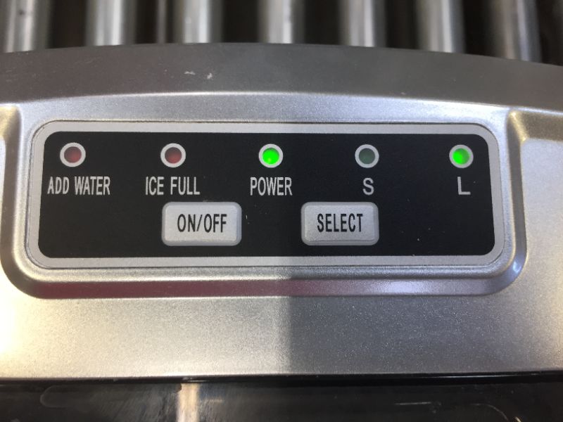 Photo 1 of FRIGIDAIRE EFIC189-Silver Compact Ice Maker, 26 lb per Day, Silver