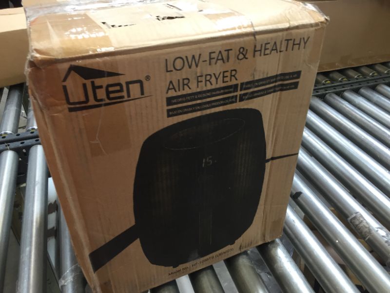 Photo 6 of Air Fryer 6.9QT/6.5L, Uten 1700W High-power 8 in 1 Deep Frying Mode, Rapid Heating up, Non-Stick Oven, Oilless Cooking, Fast Heat up/Time Control, LED Digital Touchscreen, Black
