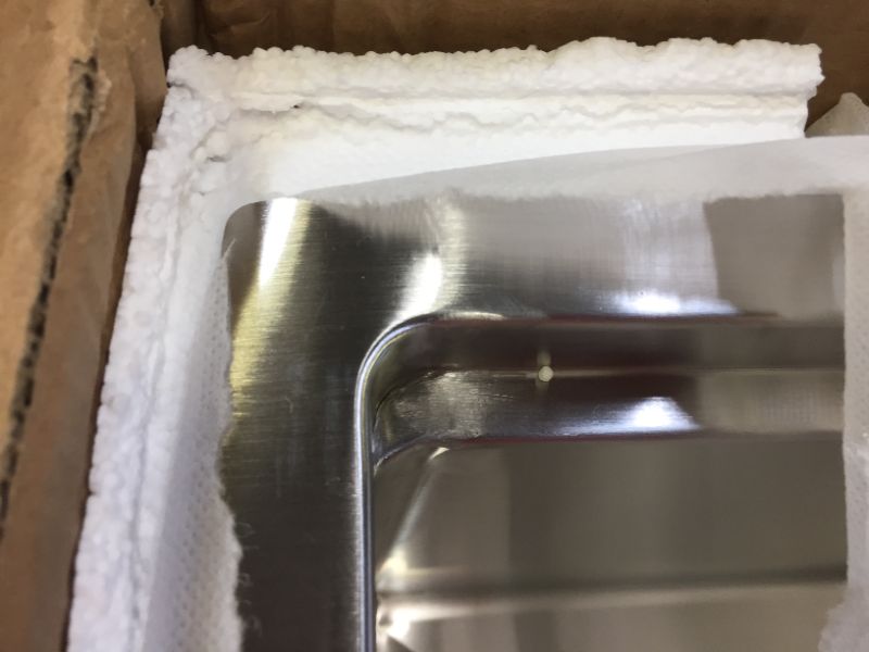 Photo 1 of 32-Inch Undermount Workstation Kitchen Sink, 16 Gauge Single Bowl Stainless Steel with Accessories