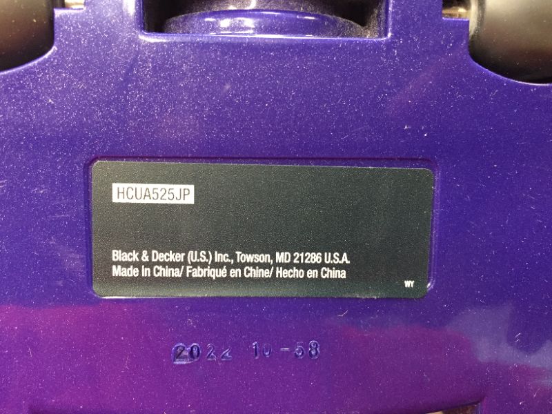Photo 1 of BLACK+DECKER POWERSERIES PRO Pet Cordless Stick Vacuum, 2-in-1, Purple ()