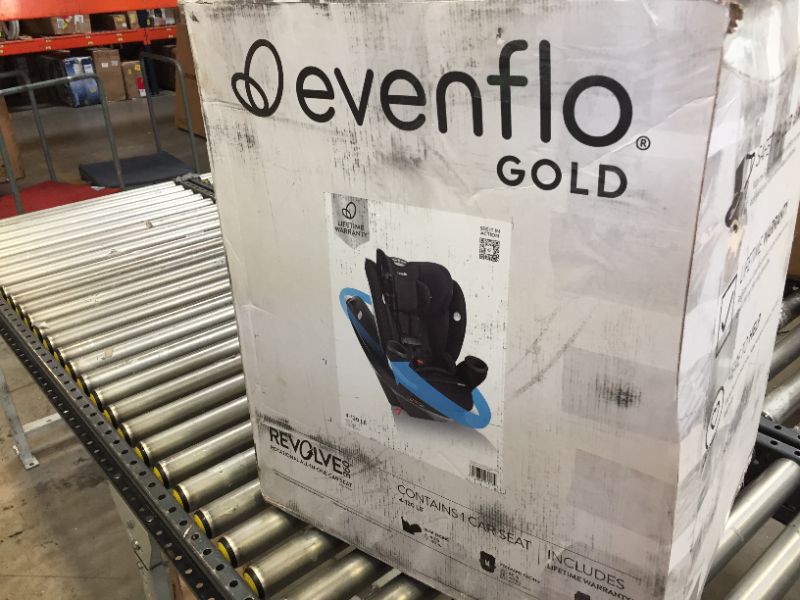 Photo 5 of Evenflo Gold Revolve360 Rotational All-in-1 Convertible Car Seat Swivel Car Seat Rotating Car Seat for All Ages Swivel Baby Car Seat Mode Changing 4120Lb Car Seat and Booster Car Seat, Onyx