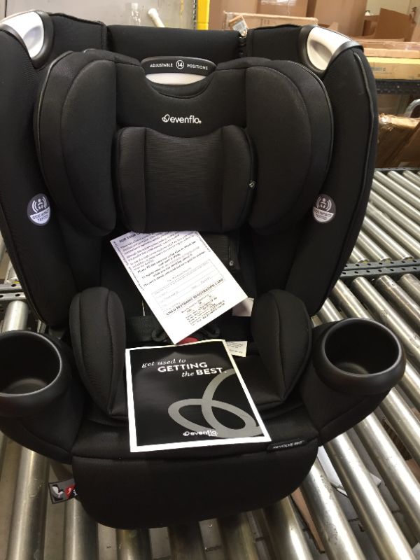 Photo 3 of Evenflo Gold Revolve360 Rotational All-in-1 Convertible Car Seat Swivel Car Seat Rotating Car Seat for All Ages Swivel Baby Car Seat Mode Changing 4120Lb Car Seat and Booster Car Seat, Onyx