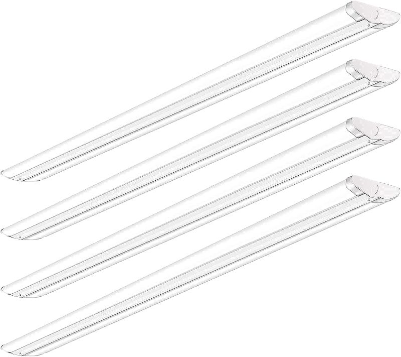 Photo 1 of AntLux 110W 8FT LED Shop Lights Ultra Slim LED Wraparound, 12600LM, 5000K, 8 Foot Strip Light, Flush Mount Garage Office Warehouse Ceiling Lighting Fixture, 8 Foot Fluorescent Tube Replacement, 4 Pack
