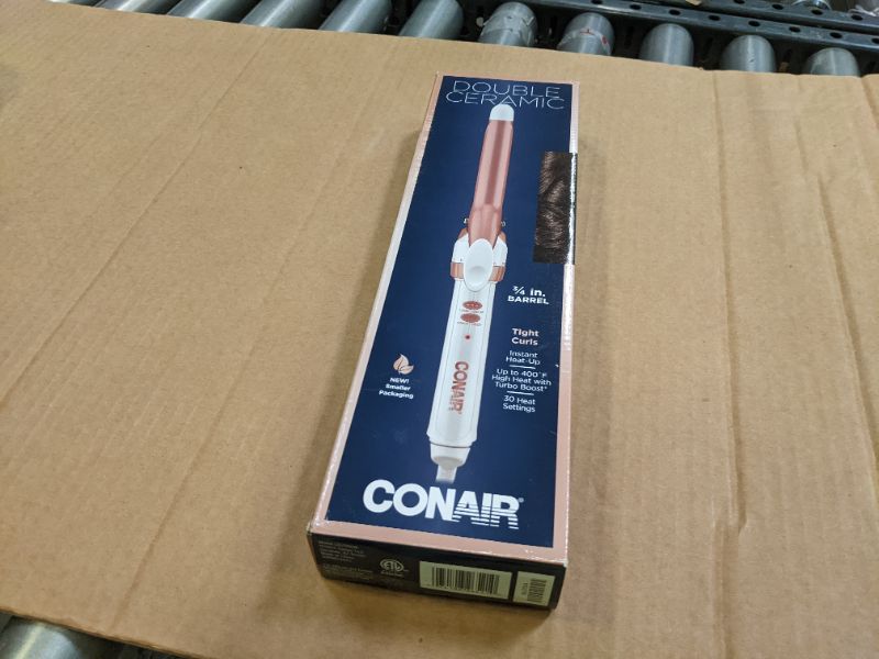 Photo 2 of Conair Double Ceramic 3/4-Inch Curling Iron