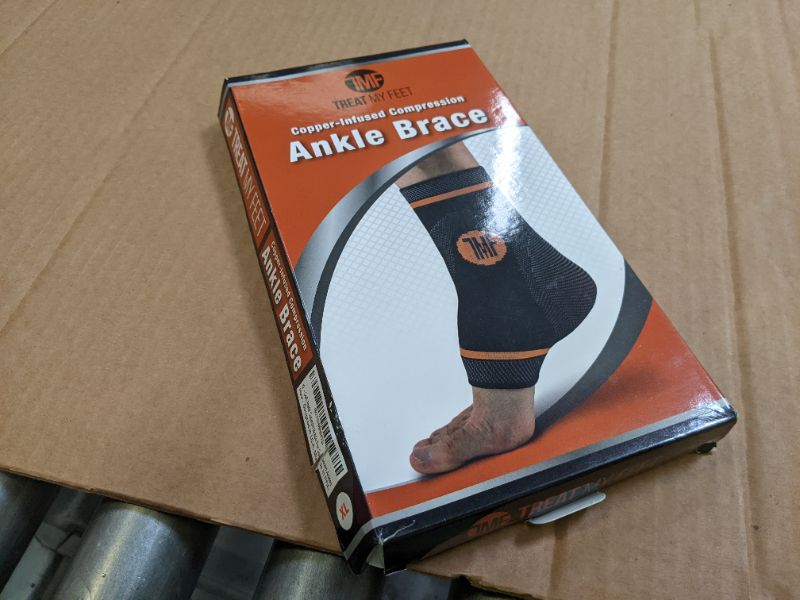 Photo 1 of Compression Ankle Brace with Silicone Ankle Support and Copper. Plantar Fasciitis