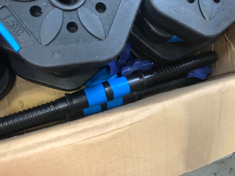 Photo 1 of adjustable dumbbells set 22lbs each 