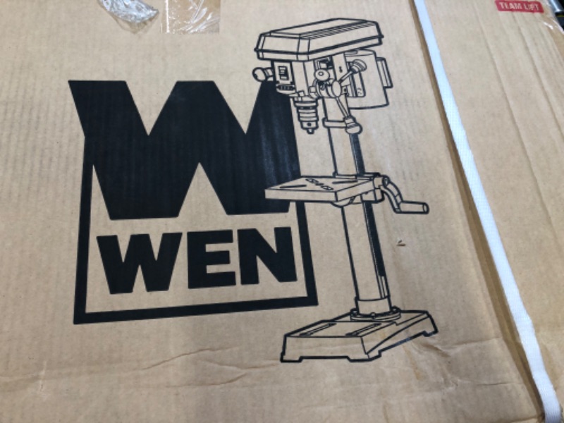 Photo 3 of (FACTORY SEALED)WEN 4212T 5-Amp 10-Inch Variable Speed Cast Iron Benchtop Drill Press with Laser