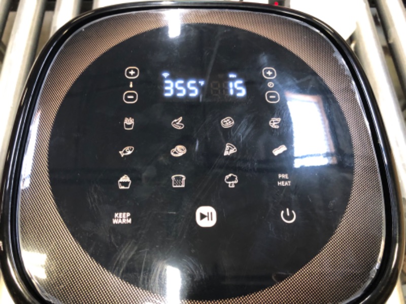 Photo 3 of Ultenic K10 5.3QT Air Fryer Oven Combo, One-Touch Screen with 11 Presets, Complete APP Control Including Customizable Smart Cooking Programs and Over 100 Recipes, Nonstick and Dishwasher-Safe Basket
