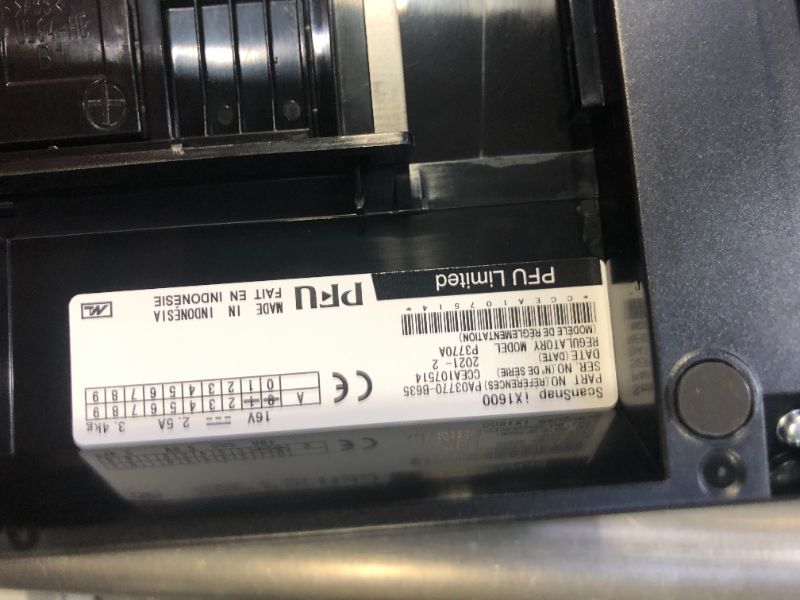 Photo 3 of Fujitsu ScanSnap iX1600 Large Format ADF Scanner - 600 dpi Optical
