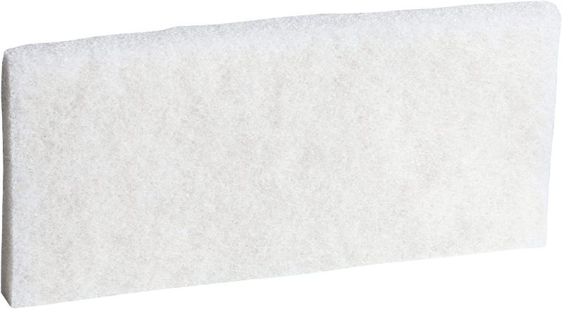 Photo 1 of 3M 8440 Doodlebug Cleaning Pad, 4.6" x 10" - 5-Pack, White
