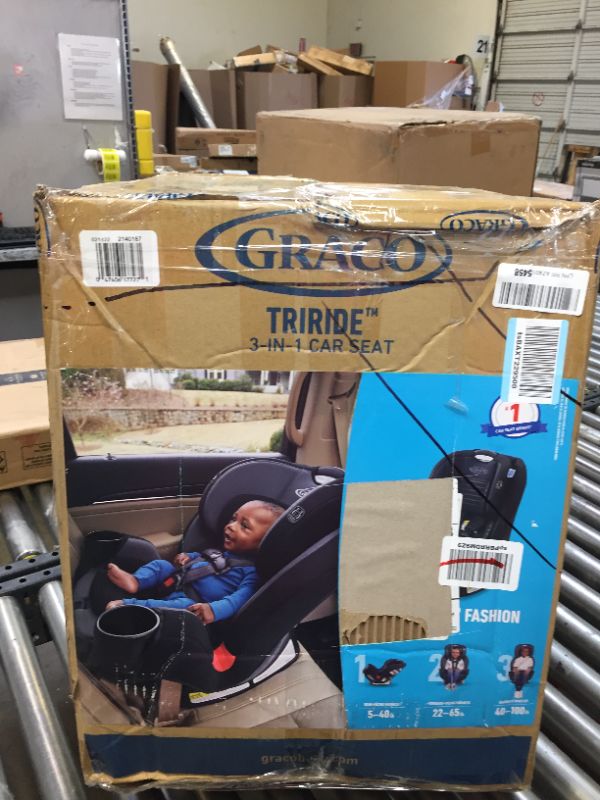 Photo 5 of Graco TriRide 3 in 1 Car Seat | 3 Modes of Use from Rear Facing to Highback Booster Car Seat, Clybourne
