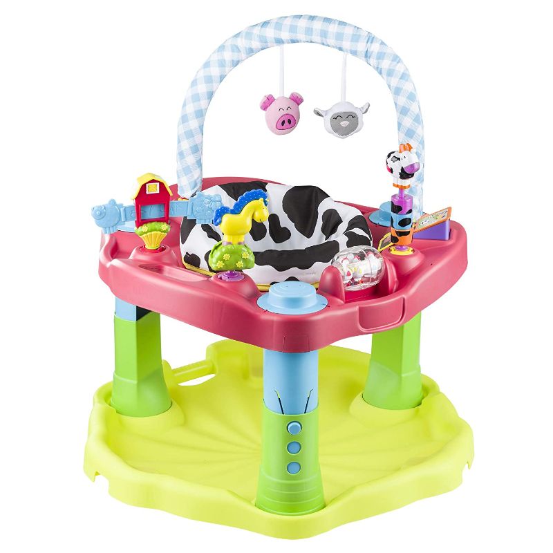 Photo 1 of Evenflo Exersaucer Moovin & Groovin Activity Center, 25x30x30 Inch (Pack of 1)
