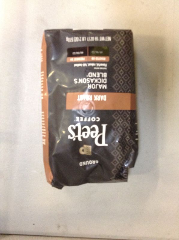 Photo 2 of 
Peet's Coffee, Dark Roast Ground Coffee - Major Dickason's Blend 18 Ounce Bag, Packaging May Vary FRESHEST BY 8/4/22