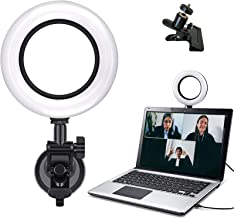 Photo 1 of Ring Light for Laptop 6.3 inch, TCSCEOL Video Conference Lighting Kit, Webcam Ring Light with Clamp, Desk Mount