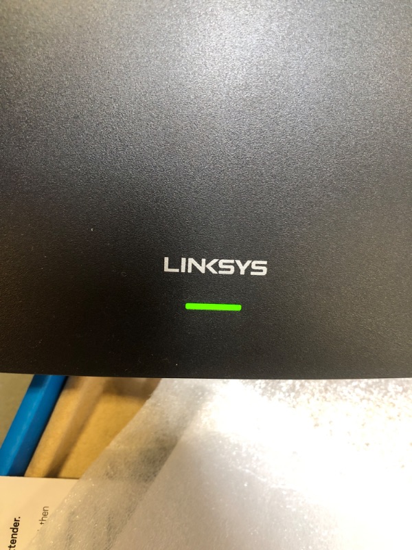 Photo 1 of Linksys RE9000: AC3000 Tri-Band Wi-Fi Extender, Wireless Range Booster for Home, 4 Gigabit Ethernet Ports, Works with Any Wi-Fi Router (Black)
