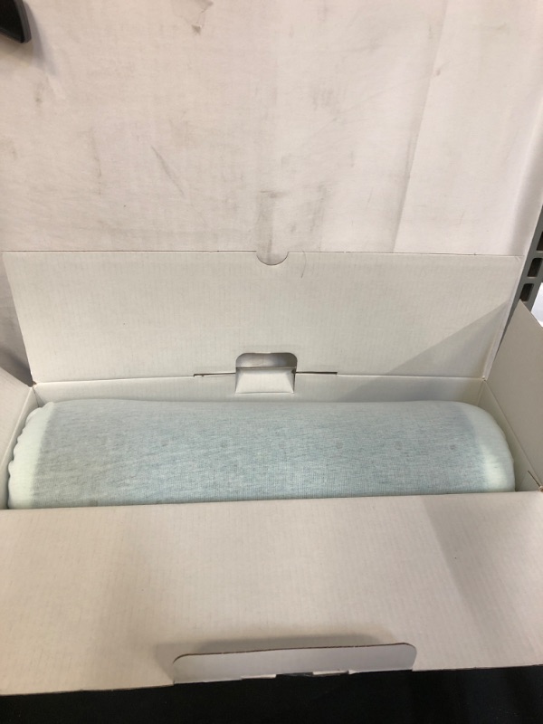 Photo 1 of Bluewave Bedding Ultra Slim CarbonBlue Max Cool Gel Memory Foam Pillow for Stomach and Back Sleepers - Thin and Flat for Spinal Alignment and Enhanced Sleeping (Full Pillow Shape