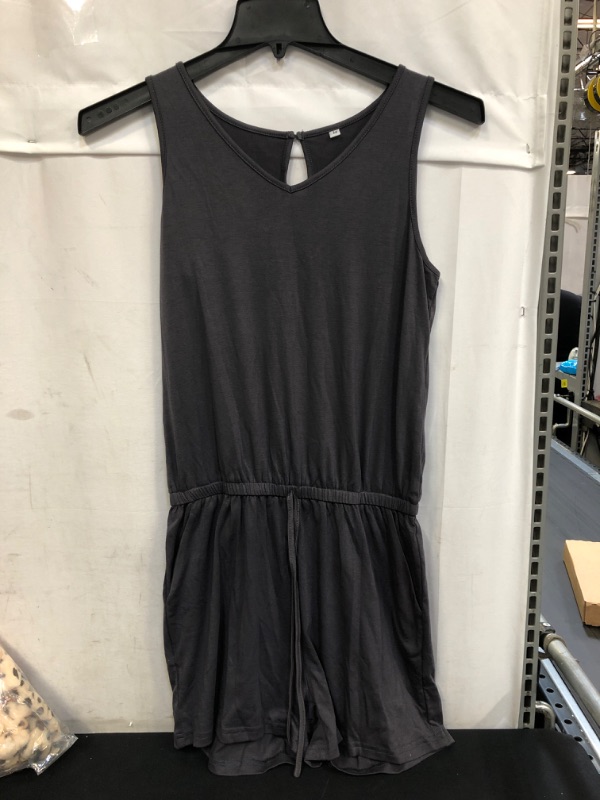 Photo 1 of ANRABESS Womens Summer V Neck Sleeveless Tank Top Short Jumpsuit Beach Rompers with Pockets, SIZE M 