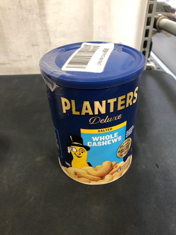 Photo 2 of Planters Deluxe Salted Whole Cashews - 18.25 oz canister, EXO 10/24/23