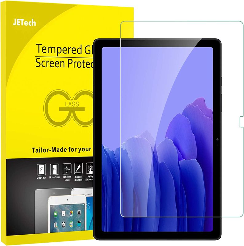 Photo 1 of JETech Screen Protector Compatible with Samsung Galaxy Tab A7 (10.4-Inch, 2020 Model, SM-T500/ T505/ T507), Tempered Glass Film, 1-Pack
, 2 COUNT 