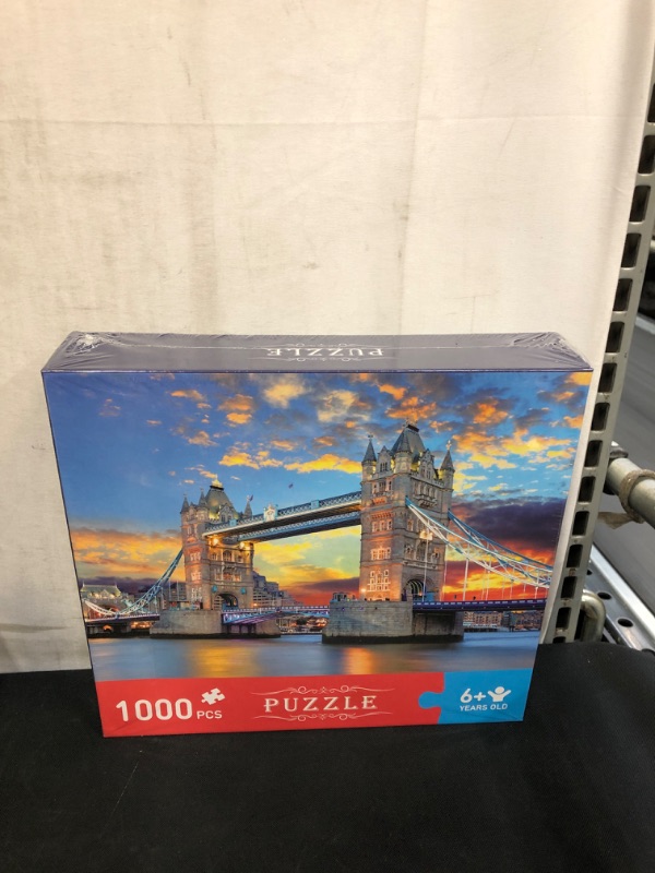 Photo 2 of Garlictoys Jigsaw Puzzles 1000 Pieces for Adults Tower Bridge para adultos Challenging Magical Youth Friends Family Fun Game Toy Gift
