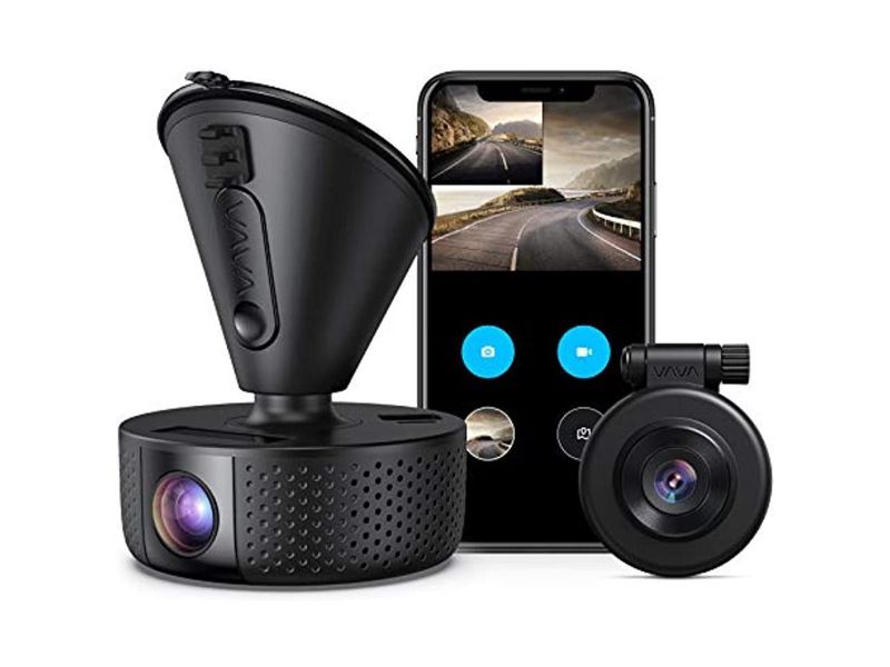 Photo 1 of VAVA VD002 Dual 1920x1080P FHD Dash Cam, 2560x1440P Single Front, 30fps - 60fps Clear HD Videos, Night Vision, 24hr Parking Mode, Built-In WiFi, G-Sensor, Loop Recording, Supports 128GB Max
, ++FACTORY SEALED++