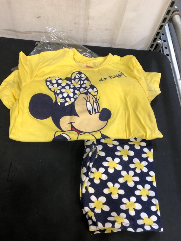 Photo 2 of Disney Minnie Mouse Girls T-Shirt and Shorts Set, SIZE  14-16