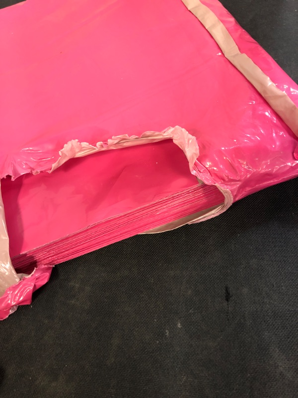 Photo 3 of Fuxury 10x13 100 Pcs Pink Poly Mailers Shipping Envelopes