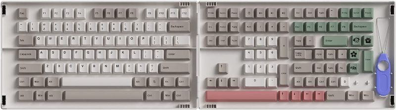 Photo 1 of Akko 9009 Retro 177-Key Cherry Profile Double-Shot PBT Keycap Set for Mechanical Keyboards with Collection Box

MISSING SOME KEYS