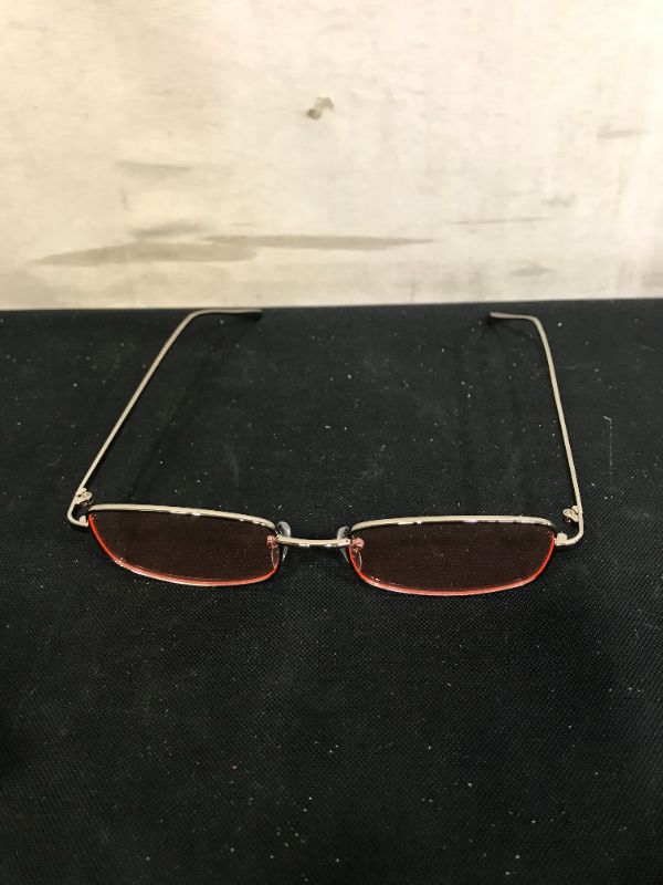 Photo 4 of FEISEDY Vintage Slender Square Sunglasses Retro Small Metal Frame Candy Colors B2295