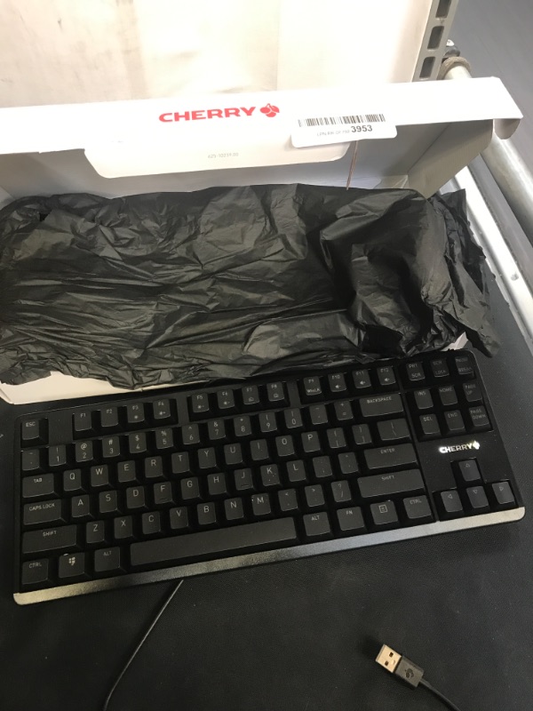 Photo 3 of CHERRY MX RGB Mechanical Keyboard with MX Red Silent Gold-Crosspoint Key switches for typists, Programmers, Creator, Coder, Work in The Office or at Home G80-3000N RGB (TenKeyLess (TKL)
