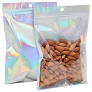 Photo 1 of 100 Pack Holographic Bags 5.5 x 7.9 in, Smell Proof Resealable Pouch for Snack Candy Party Favors
