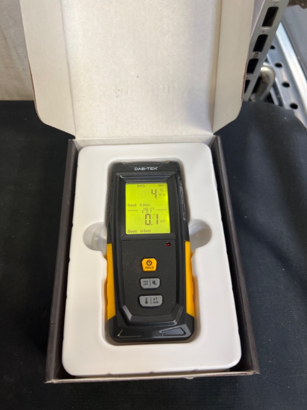 Photo 2 of 3-in-1 DAB-TEK EMF Meter - EMF Detector, Easy-to-use Radiation Detector for Detecting EMF. This Rechargeable EMF Reader can act as a Ghost Detector
