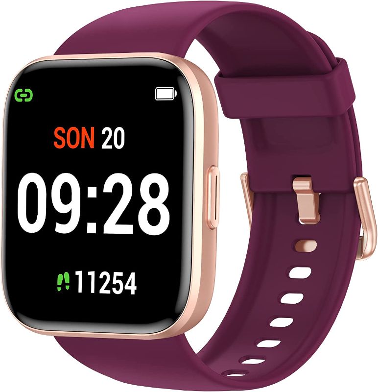 Photo 1 of Stiive Smart Watch for Women Men, Touchscreen Fitness Tracker with Heart Rate & SpO2 Monitor, Sleep Tracking, 14 Sports Modes, IP68 Waterproof Pedometer Compatible with iPhone & Android Phones
