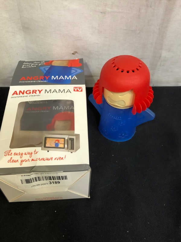 Photo 2 of Angry Mama Microwave Cleaner Fridge Deodoriser Oven Steam Odor Absorber Freezer Odor Freshener Remover Kitchen Cleaning Tool(Red)