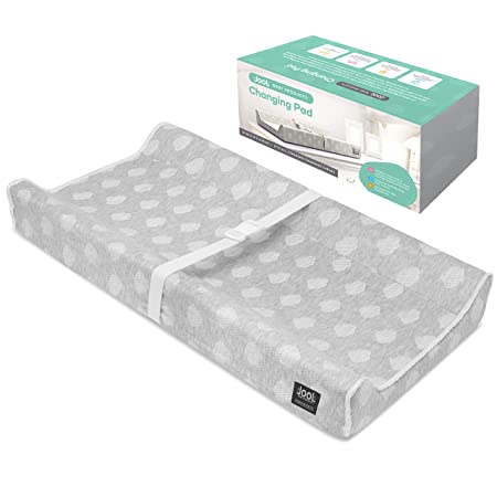 Photo 1 of Contoured Changing Pad - Waterproof & Non-Slip, Includes a Cozy, Breathable, & Washable Matress Cover - Jool Baby