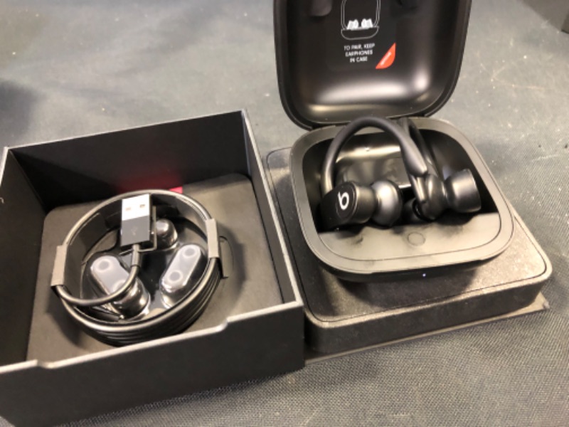 Photo 3 of Powerbeats Pro Wireless Earbuds - Apple H1 Headphone Chip, Class 1 Bluetooth Headphones, 9 Hours of Listening Time, Sweat Resistant, Built-in Microphone - Black